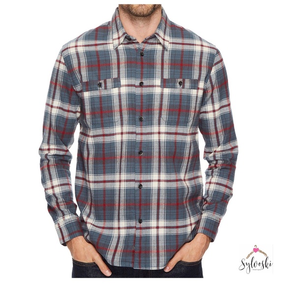 Quiksilver Mens Raleigh Button Down Flannel Shirt